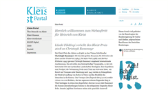 Desktop Screenshot of heinrich-von-kleist.org